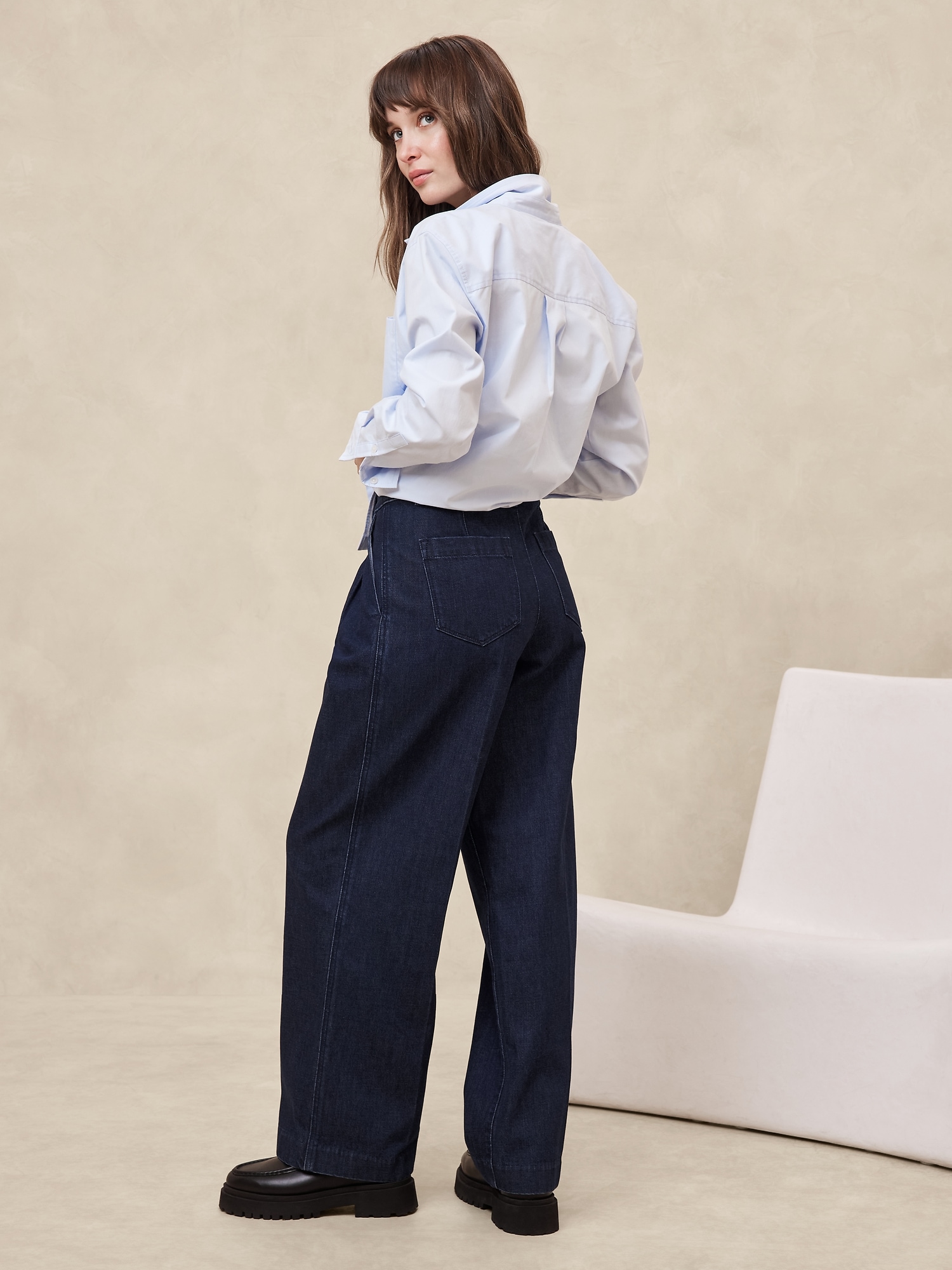 Luxe High-Rise Trouser Jean