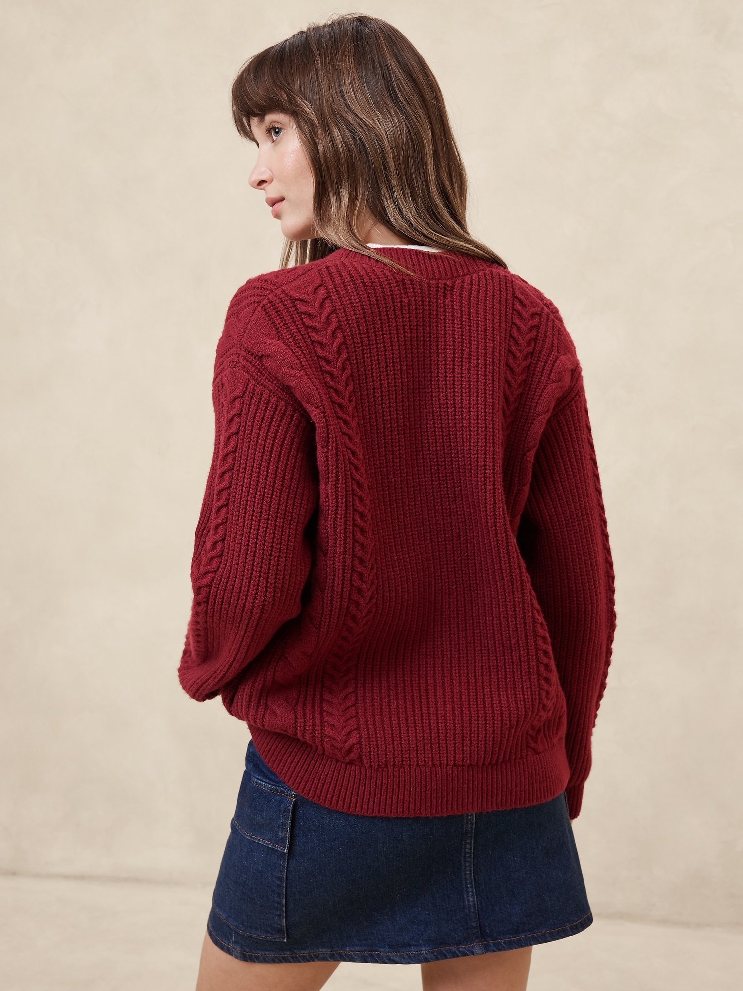 Cable Cardigan