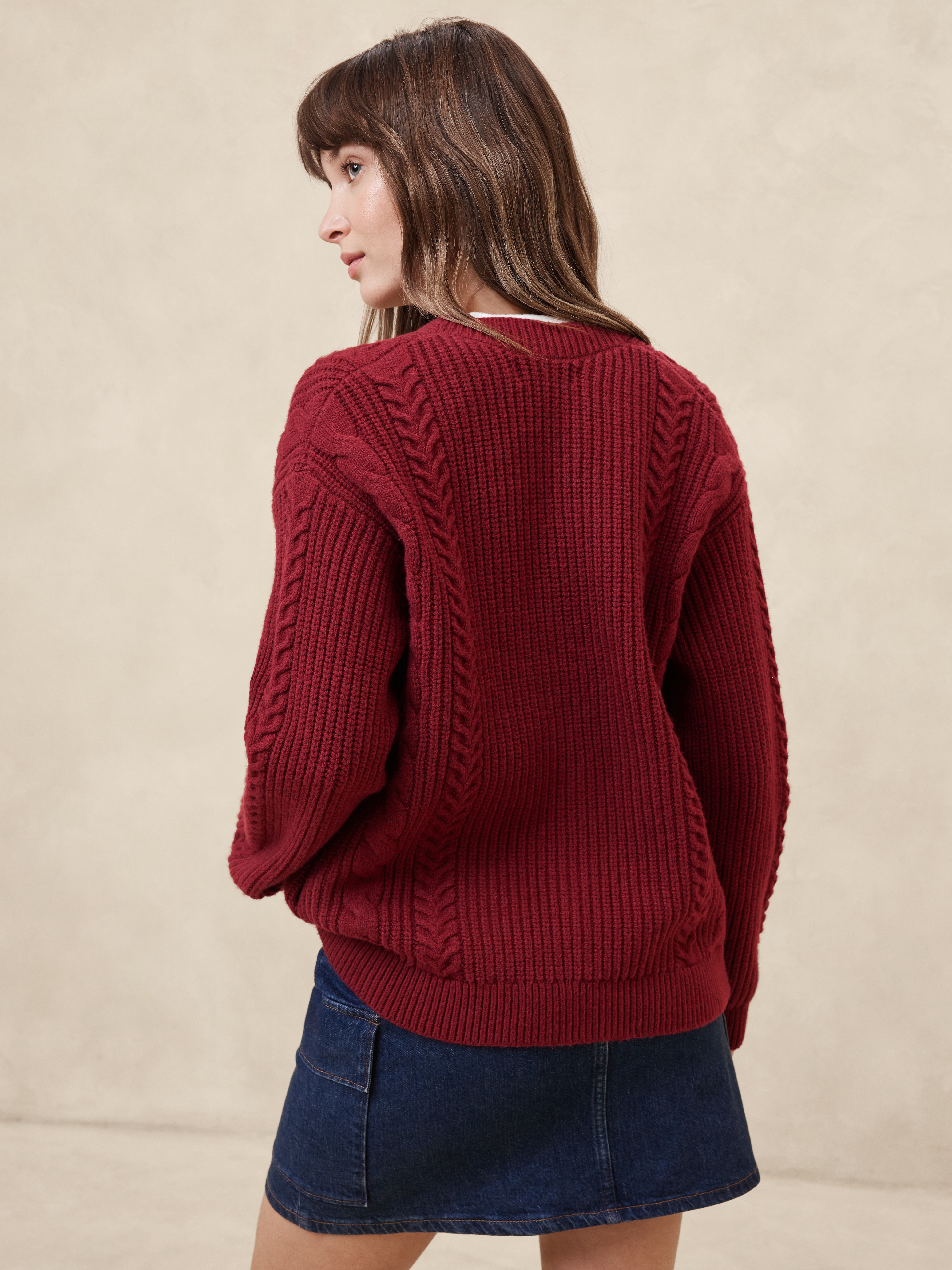 Cable Cardigan Sweater | Banana Republic Factory