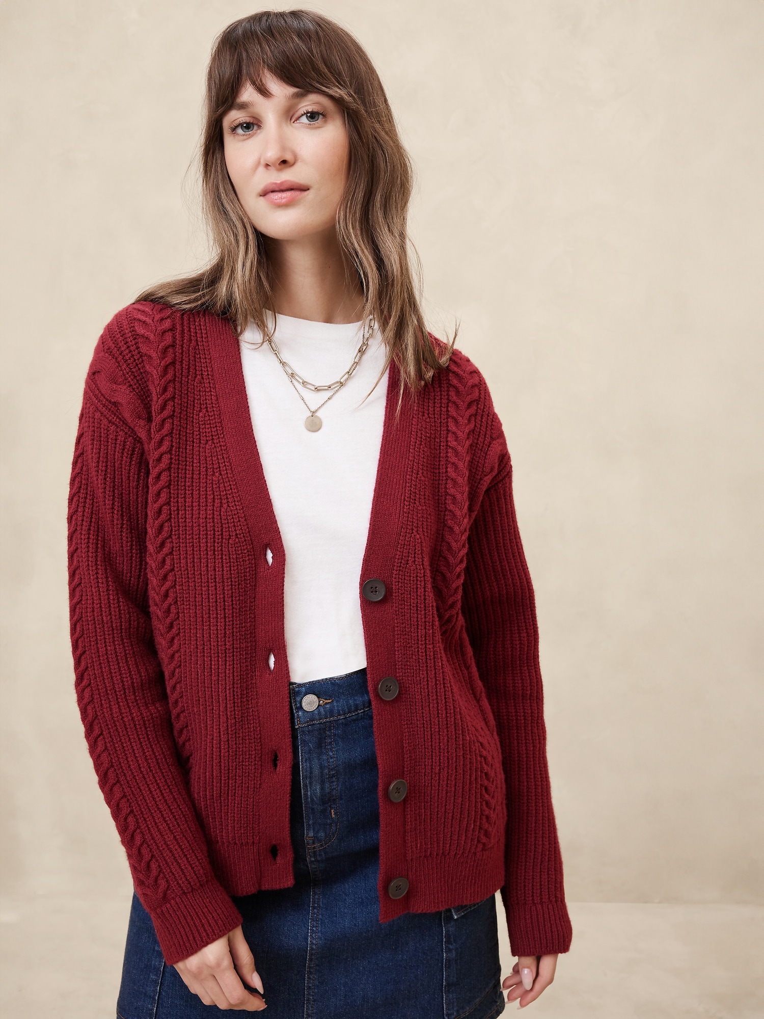 Cable Cardigan