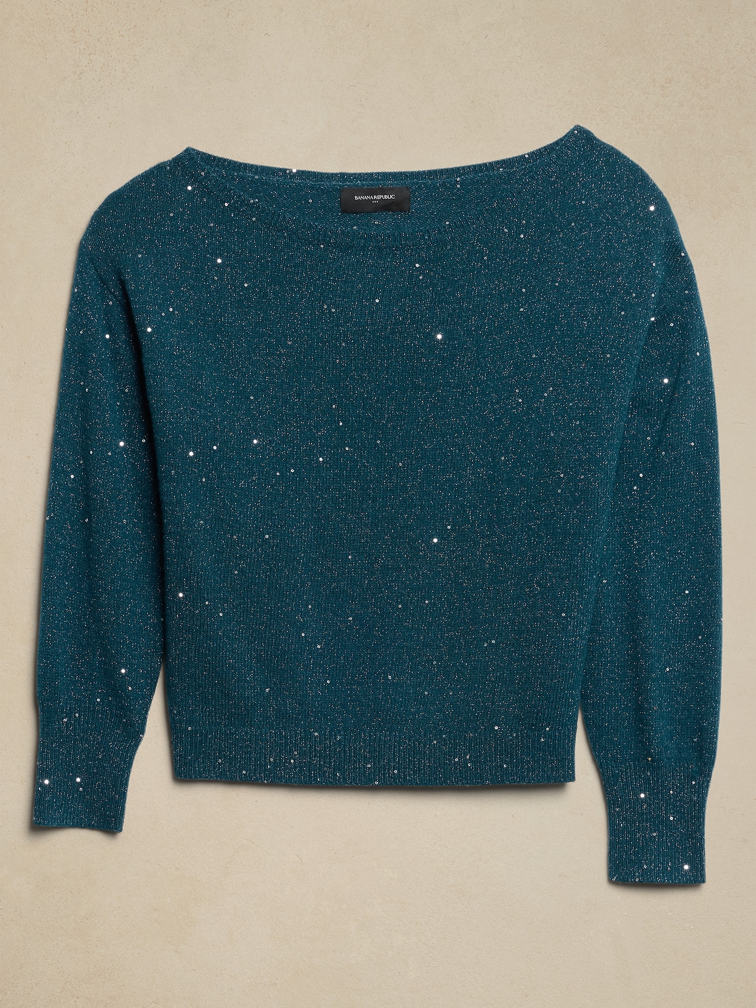 Asymmetrical Sequin Sweater