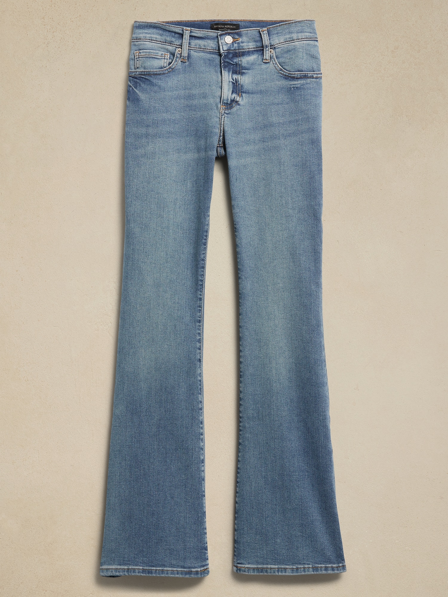 Low-Rise Bootcut Jean