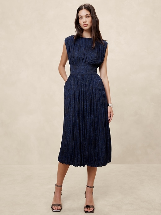 banana republic pleated midi dress Banana Republic | Dresses | Banana Republic Pleated Green Midi Dress Size 2