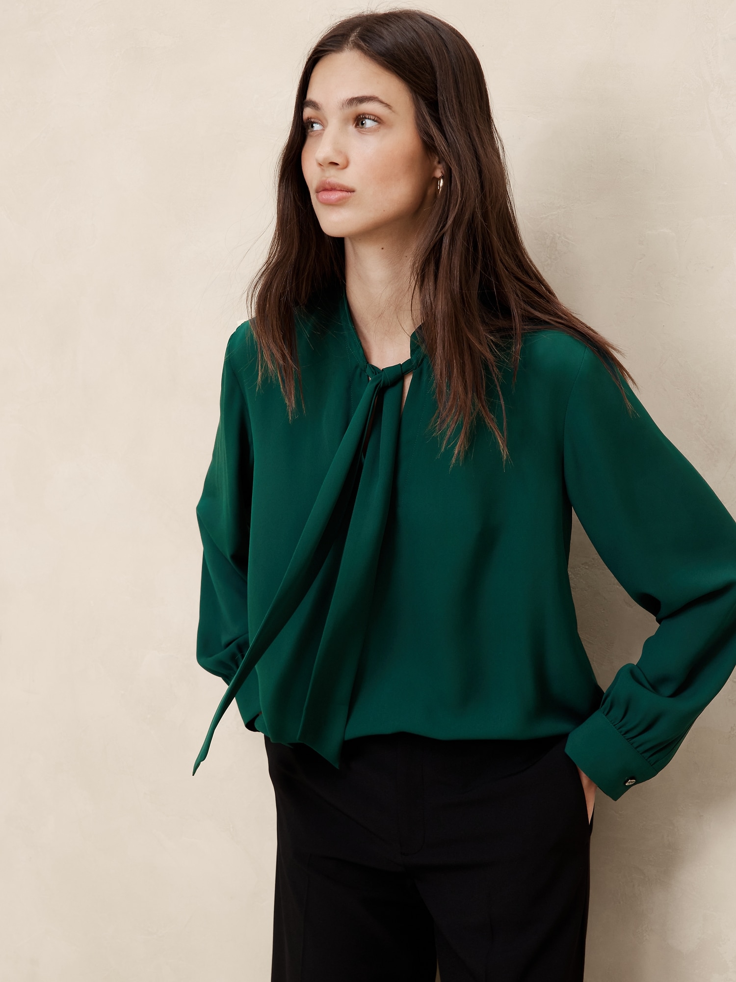 Tie-Front Blouse