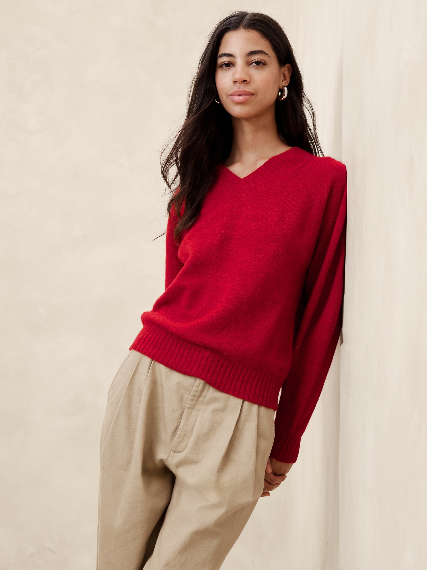 Cozy Vee-Neck Sweater