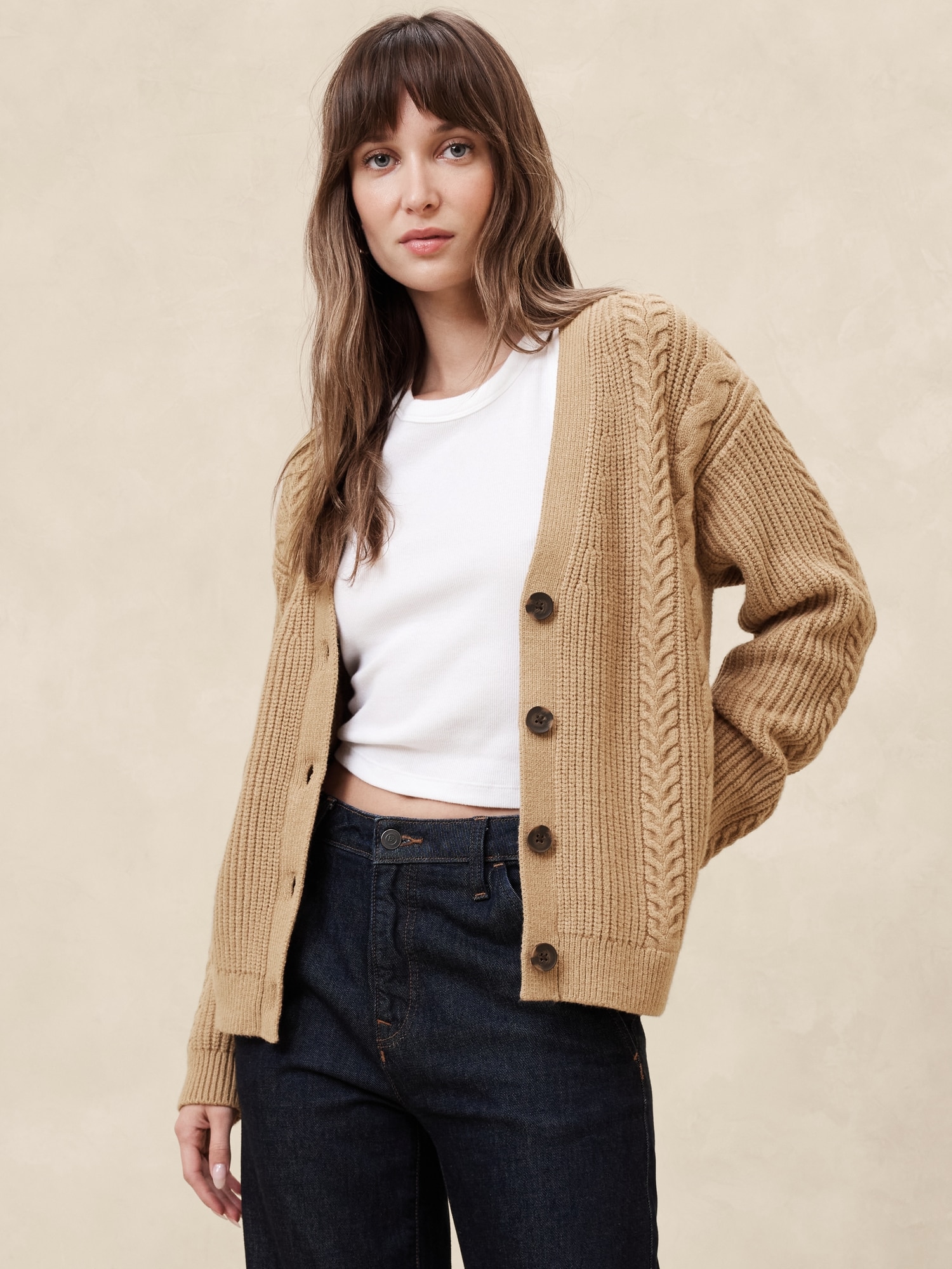 Cable Cardigan