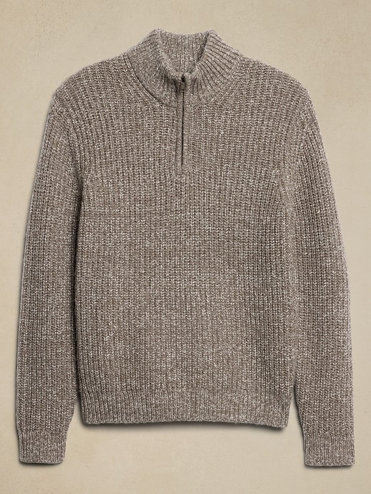 Marled Half-Zip Sweater | Banana Republic Factory