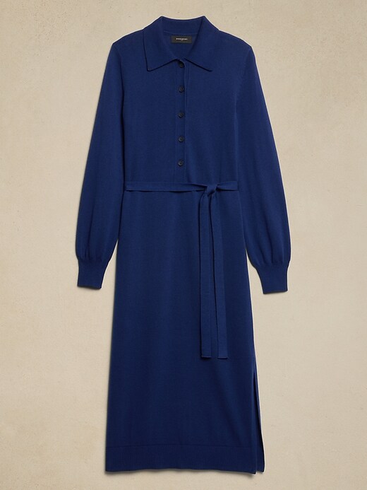 knee length dresses for ladies Carbon Button Down Sweater Midi Dress; 2X/3X Plus 3X