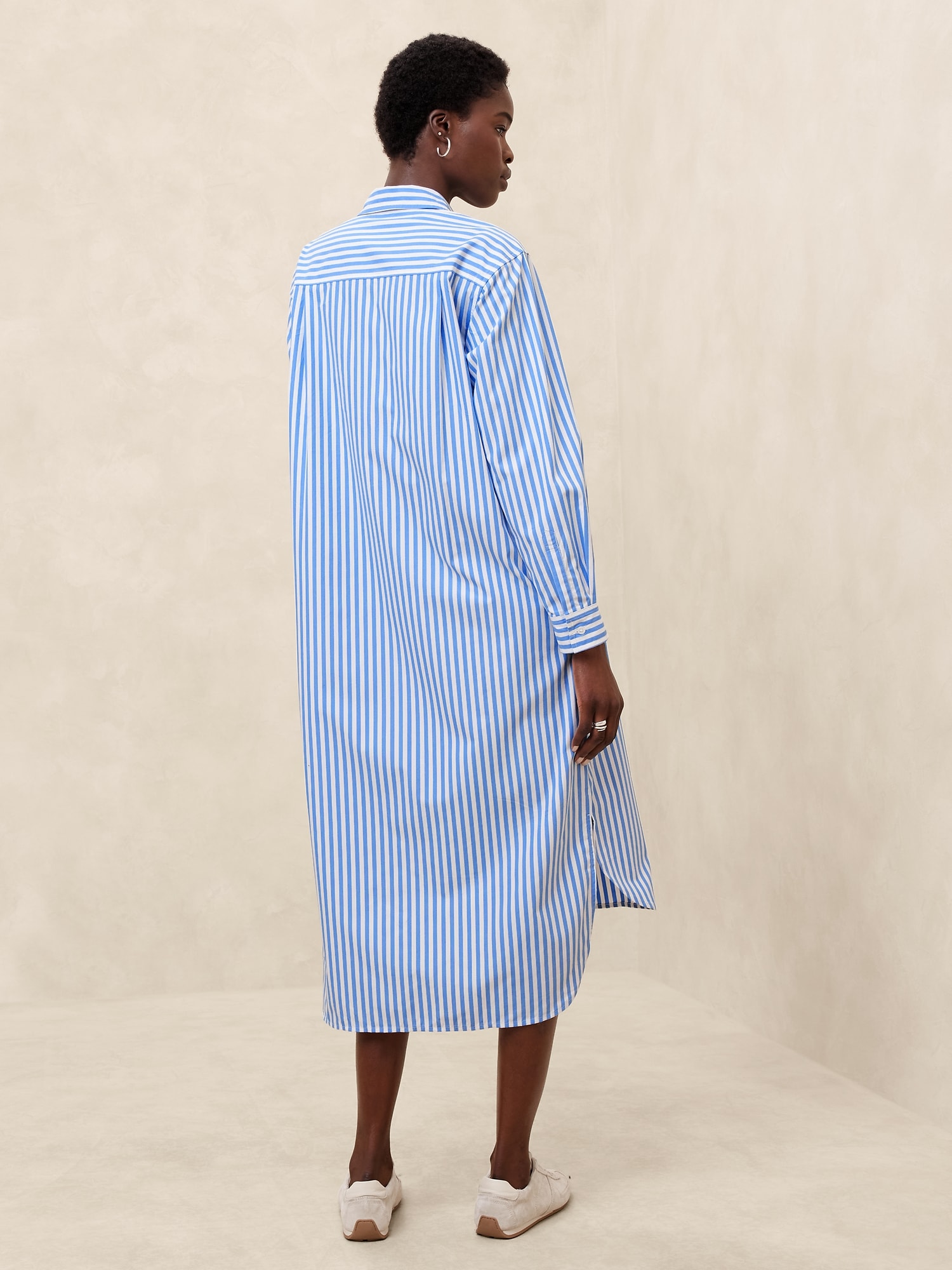 Midi Poplin Shirtdress