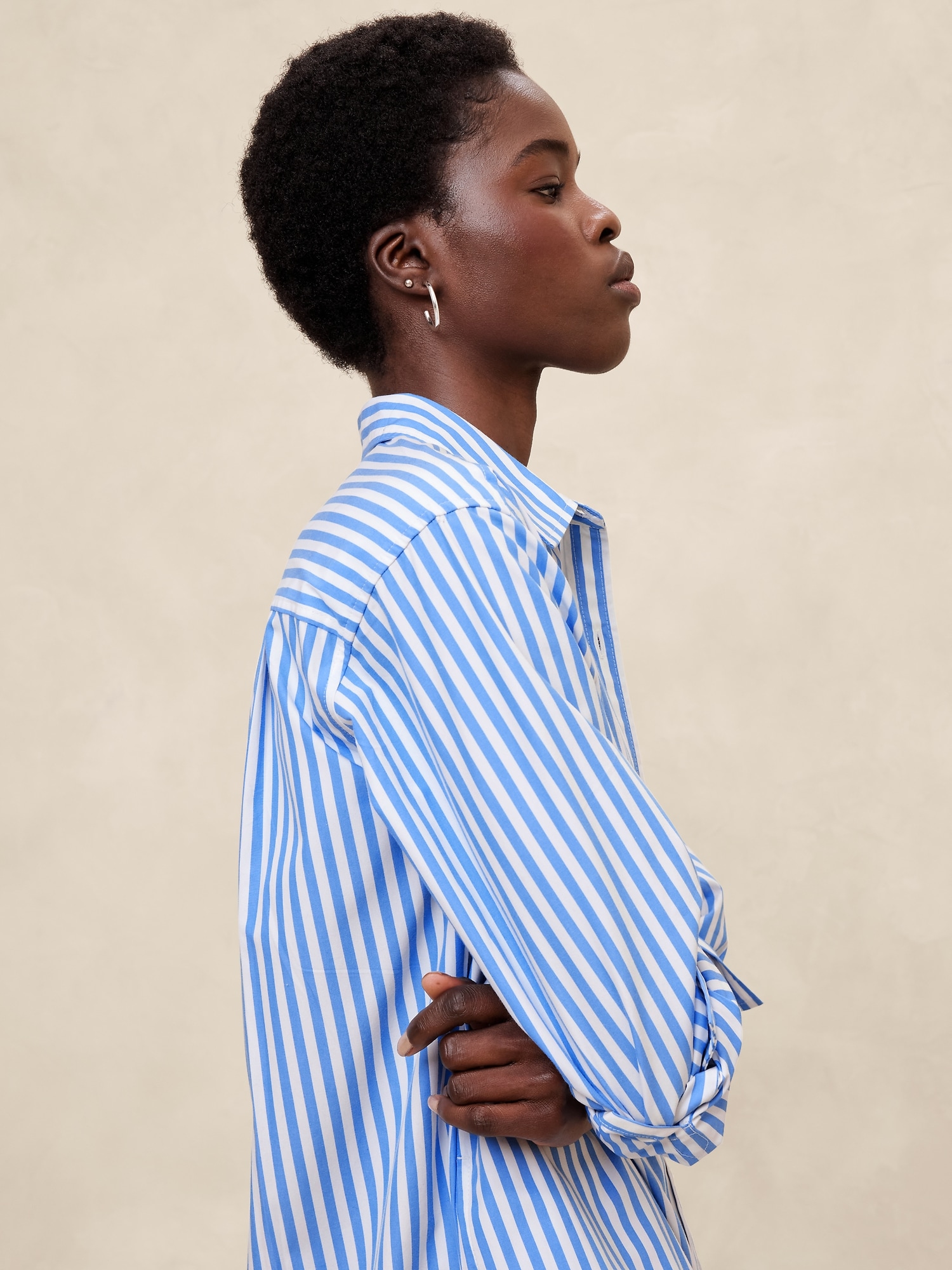 Midi Poplin Shirtdress