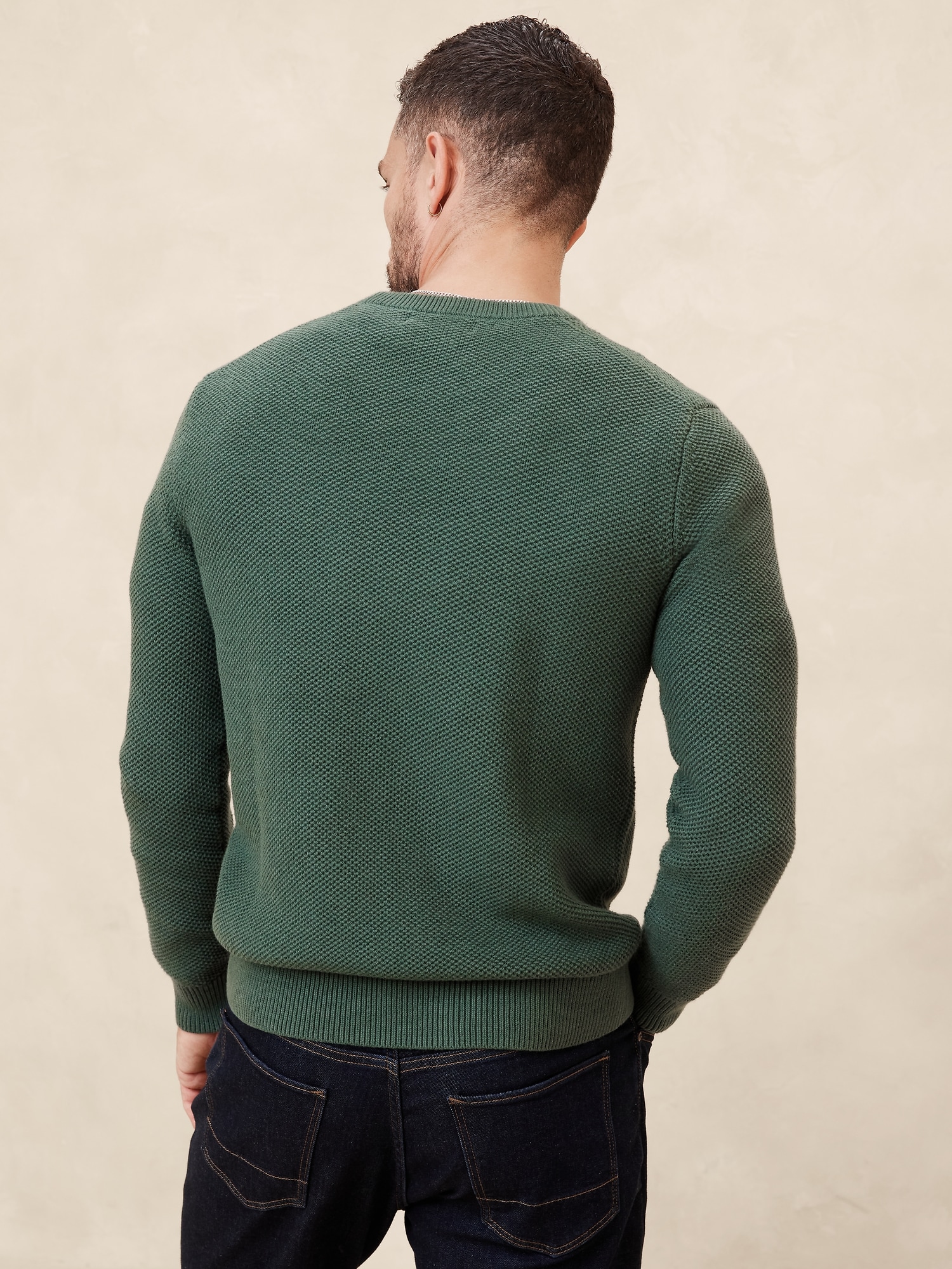 Tuck Stitch Pullover Sweater