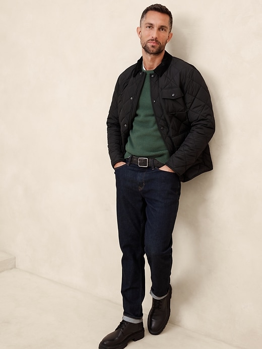 Y's PLAIN STITCH RANDOM TUCK PULLOVER 黒2 Tuck Stitch Pullover Sweater | Banana Republic Factory