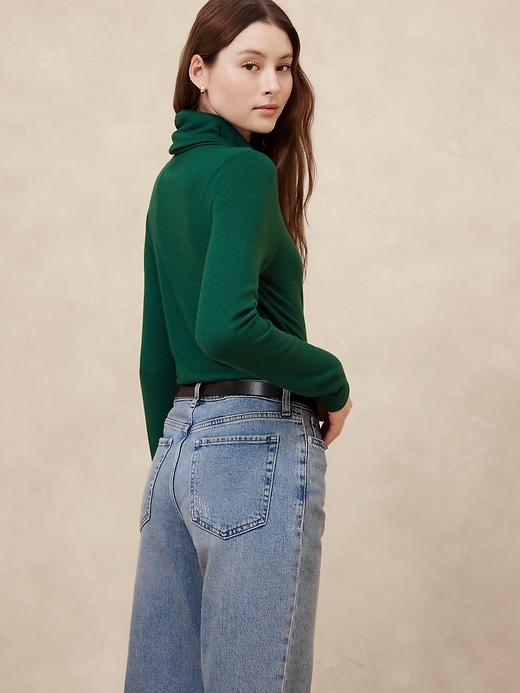 Soft Luxe Turtleneck Top | Banana Republic Factory