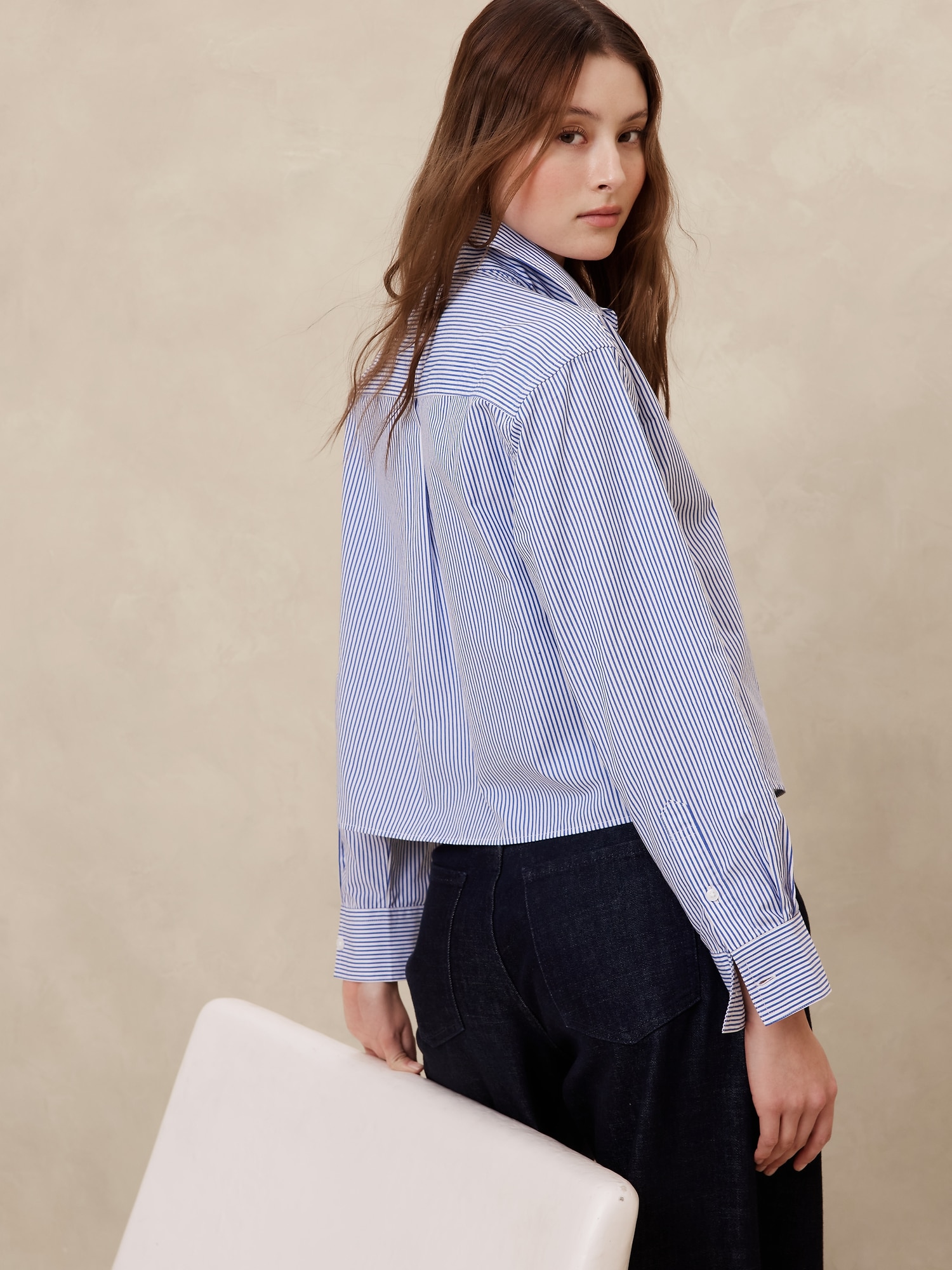 Boxy Button-Down Shirt