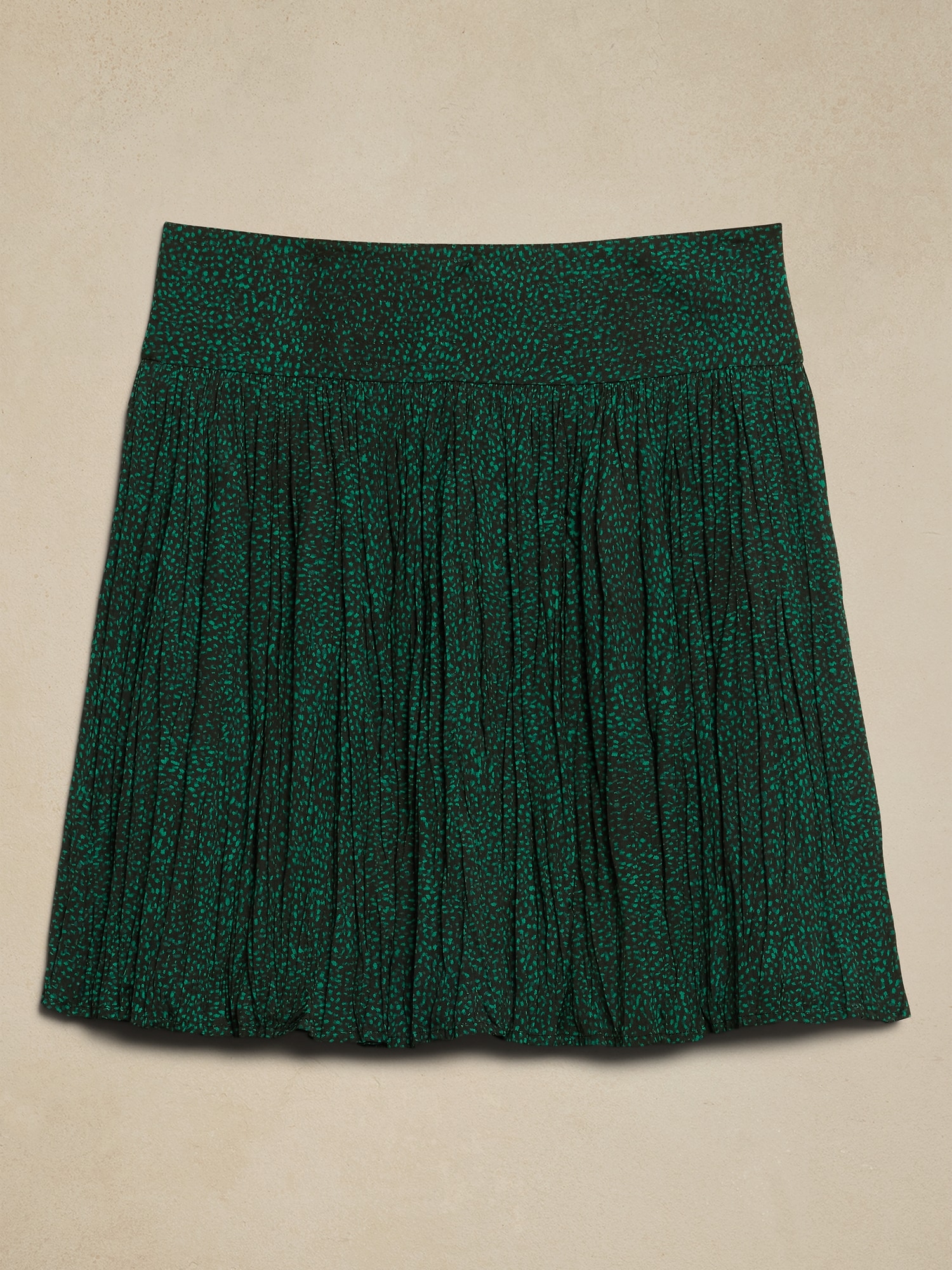 Pleated Mini Skirt