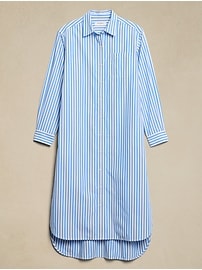 Midi Poplin Shirtdress