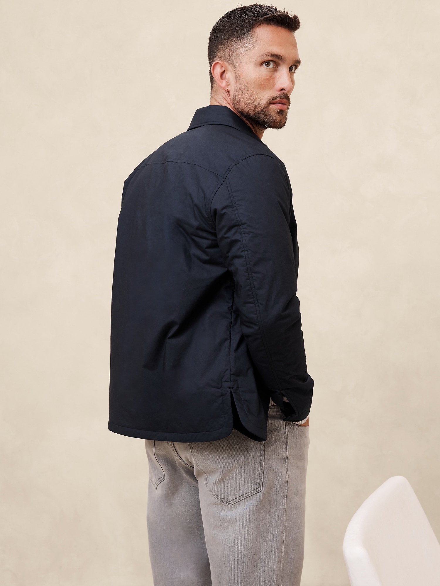 Padded Shirt Jacket