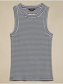 Ribbed Racer Tank | Banana Republic Factory