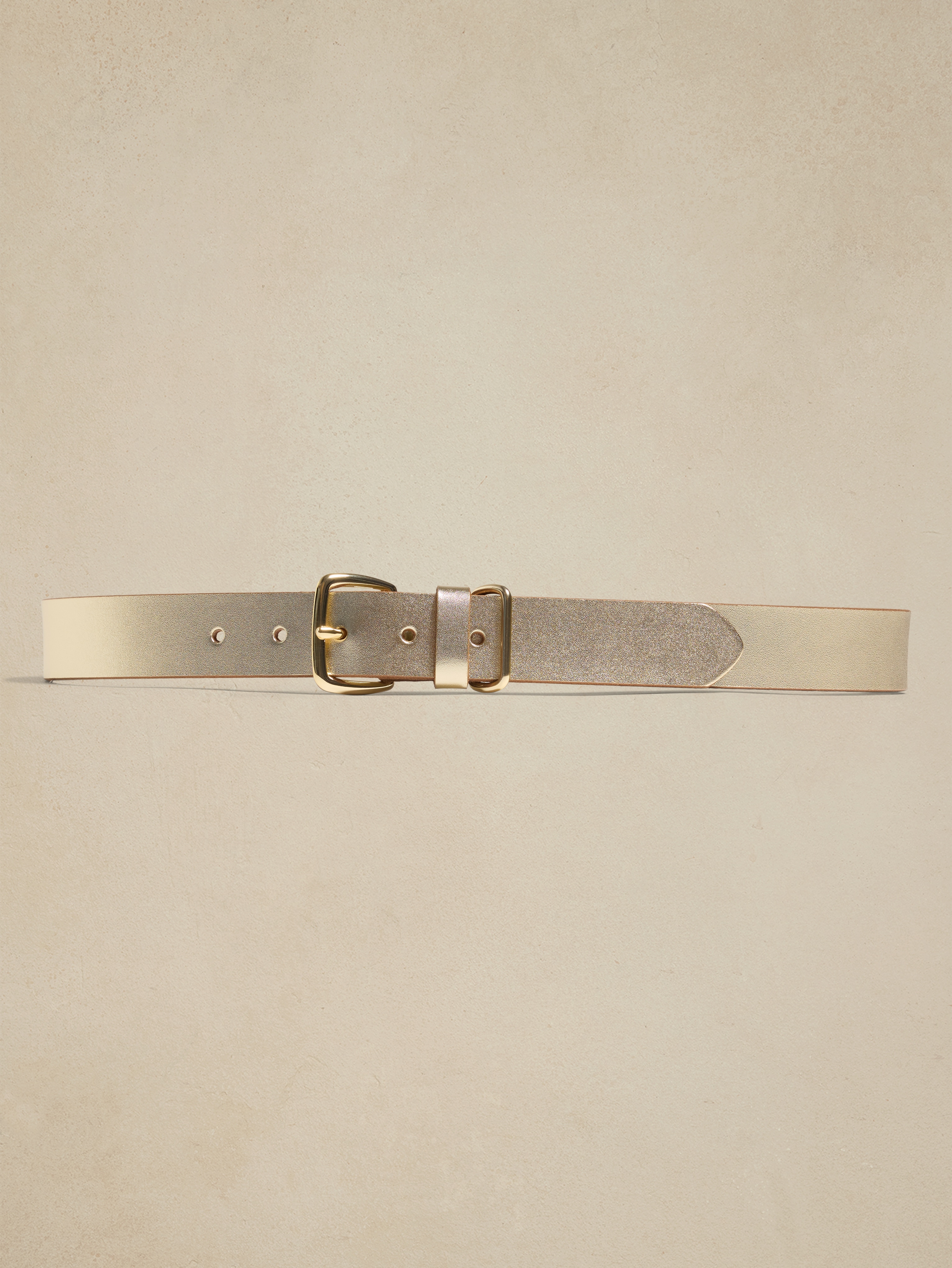 【美品】Time is on HOGATA square buckle belt HOGATA square buckle belt】 - Time is on