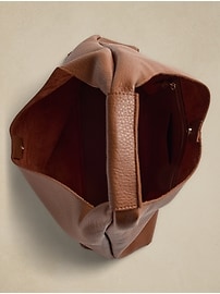Vegan Leather Slouchy Tote