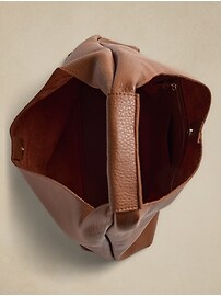 Vegan Leather Slouchy Tote