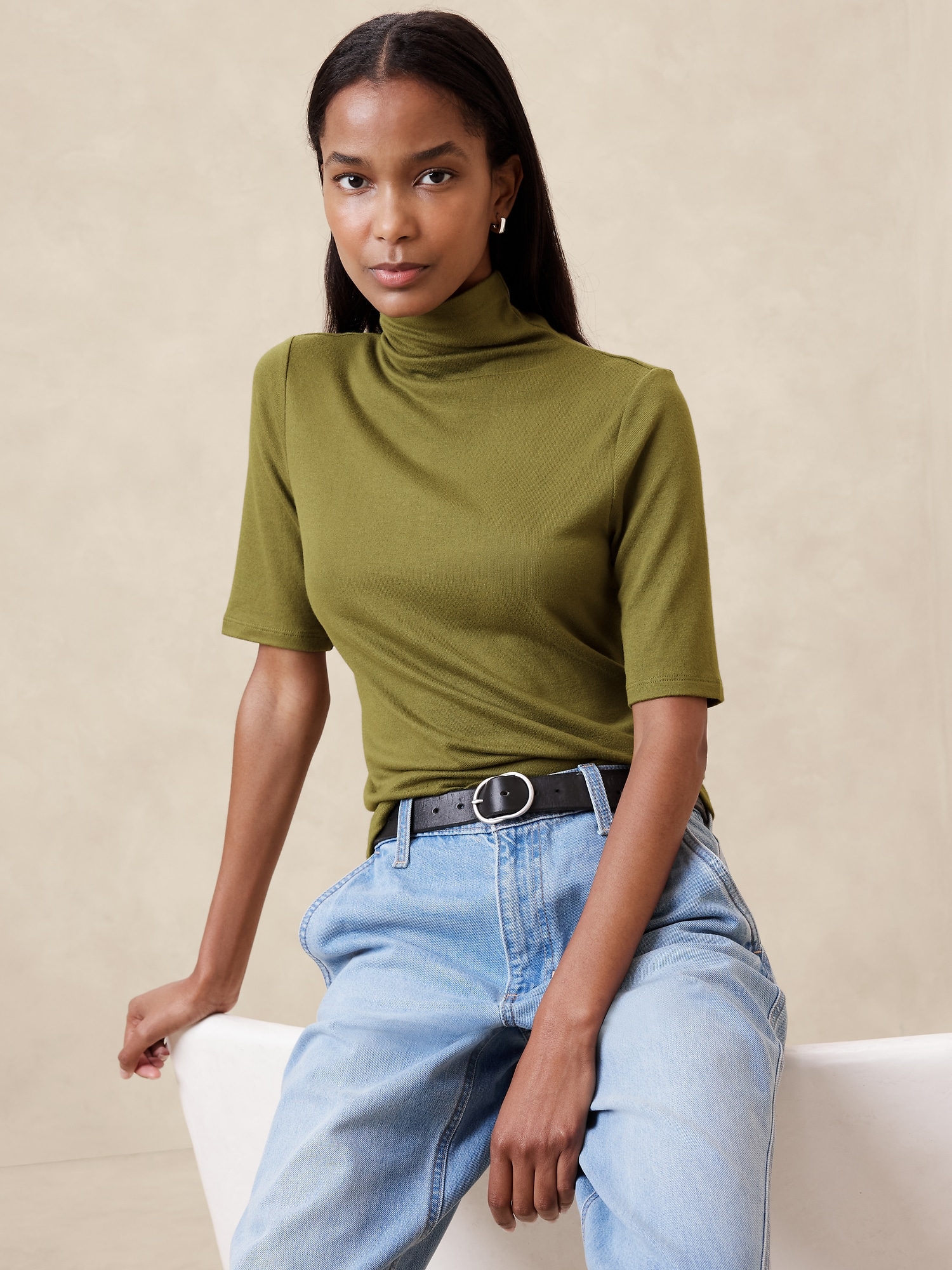 Soft Luxe Turtleneck Top