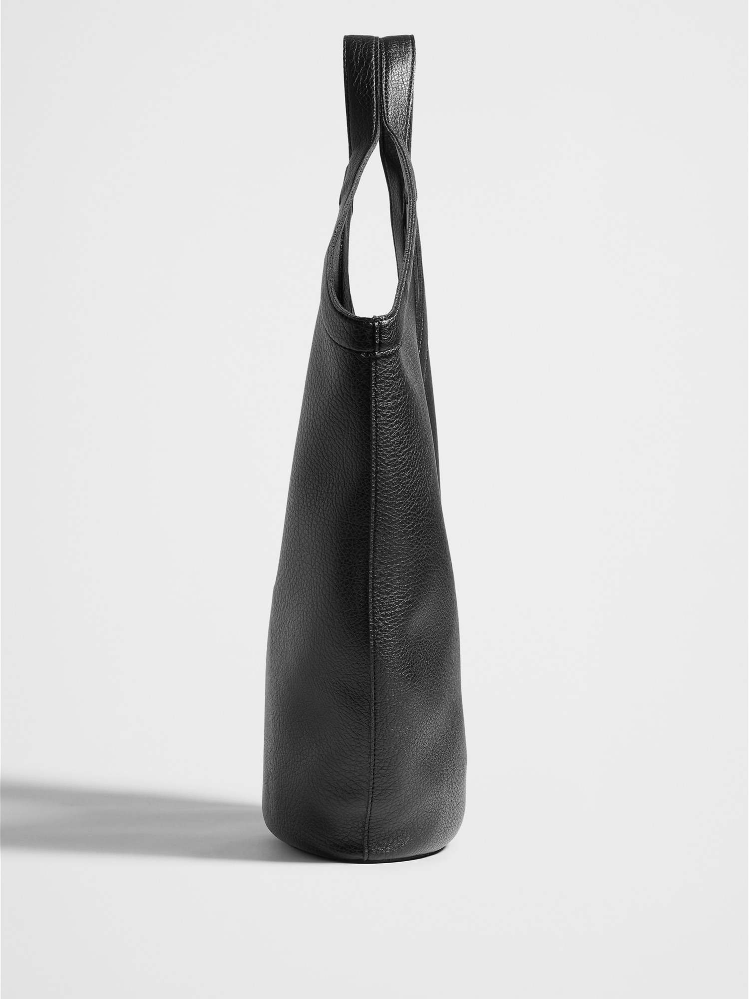 Vegan Leather Modern Hobo Tote