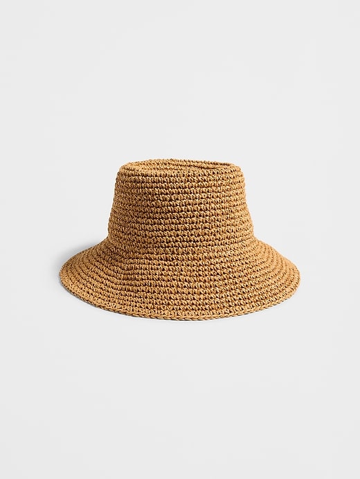 Straw Bucket Hat | Banana Republic Factory display picture 1