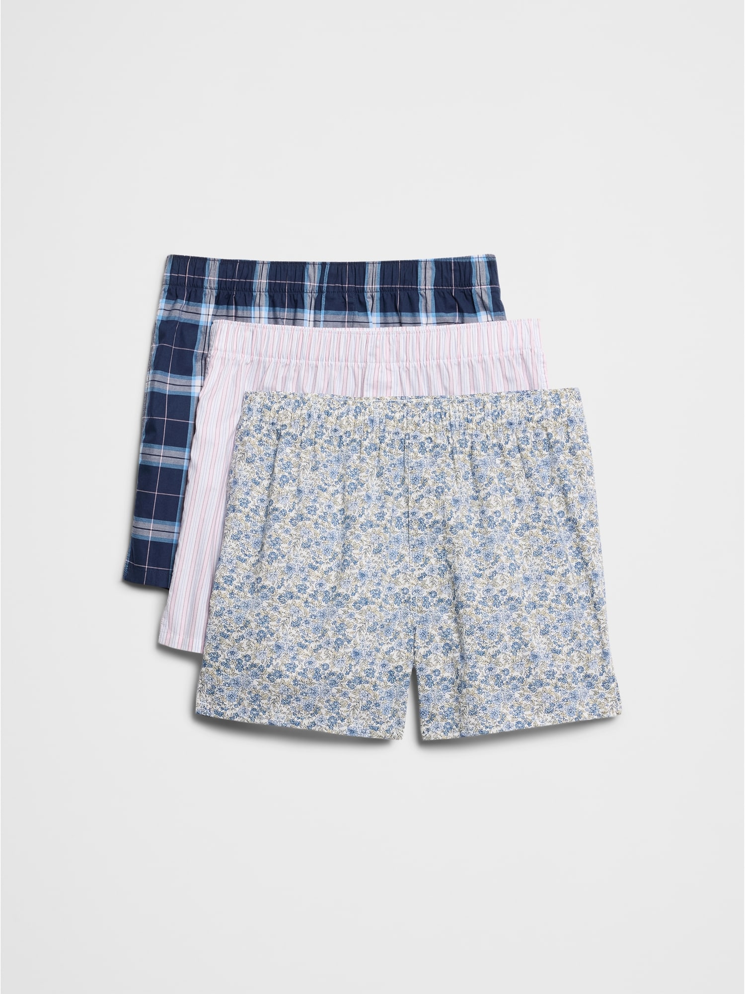 Cotton Boxers Patterned (3 Pack)