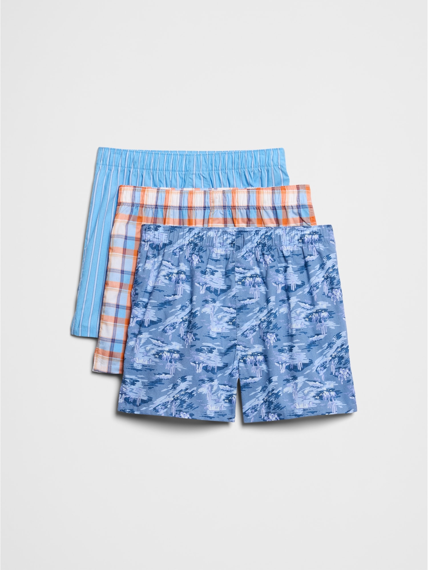 Cotton Boxers Patterned (3 Pack)