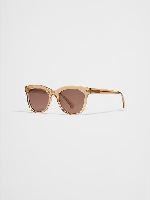 Round Cat Eyes Sunglasses | Banana Republic Factory display picture 1