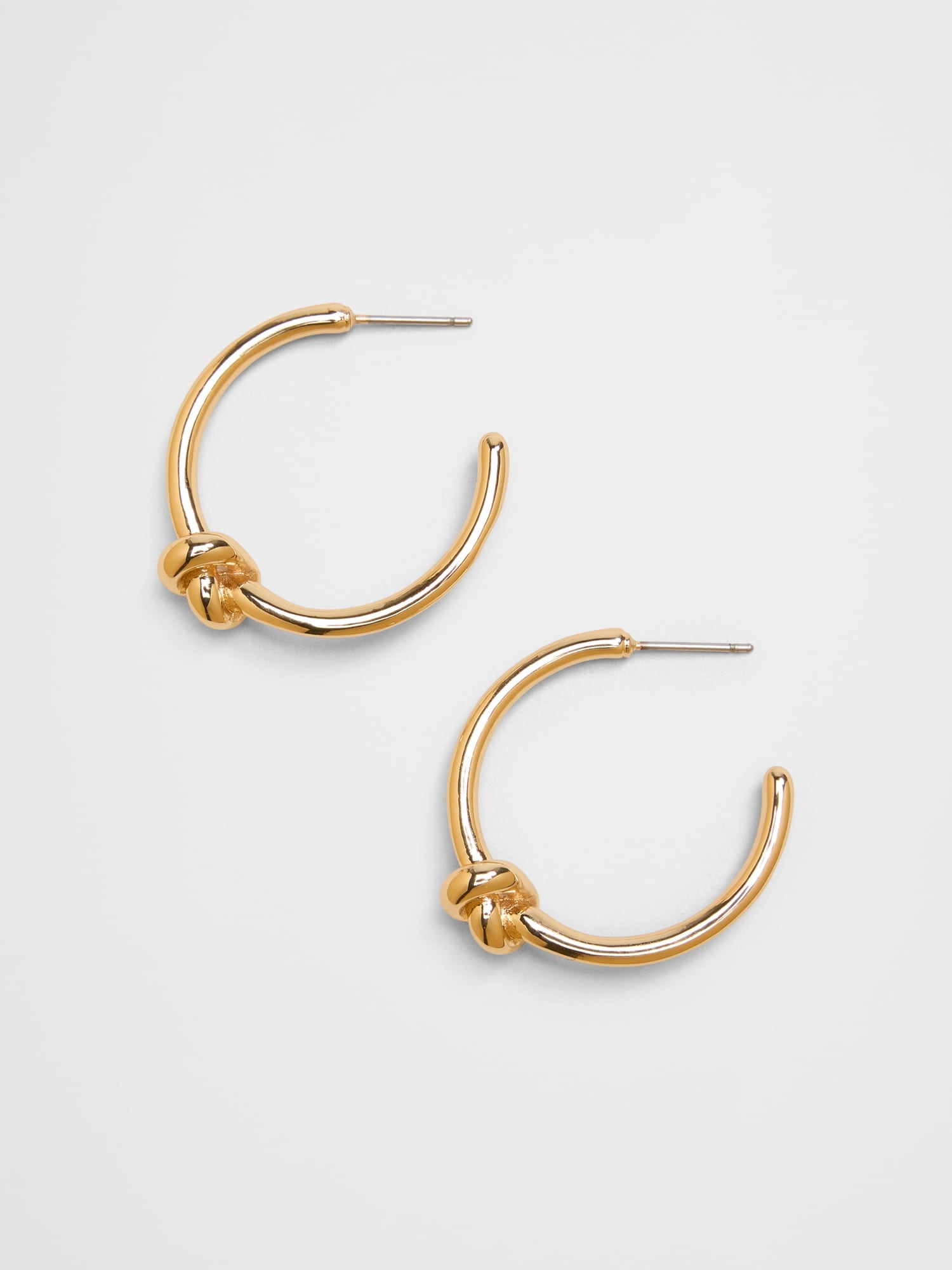 Knot Hoop Earrings