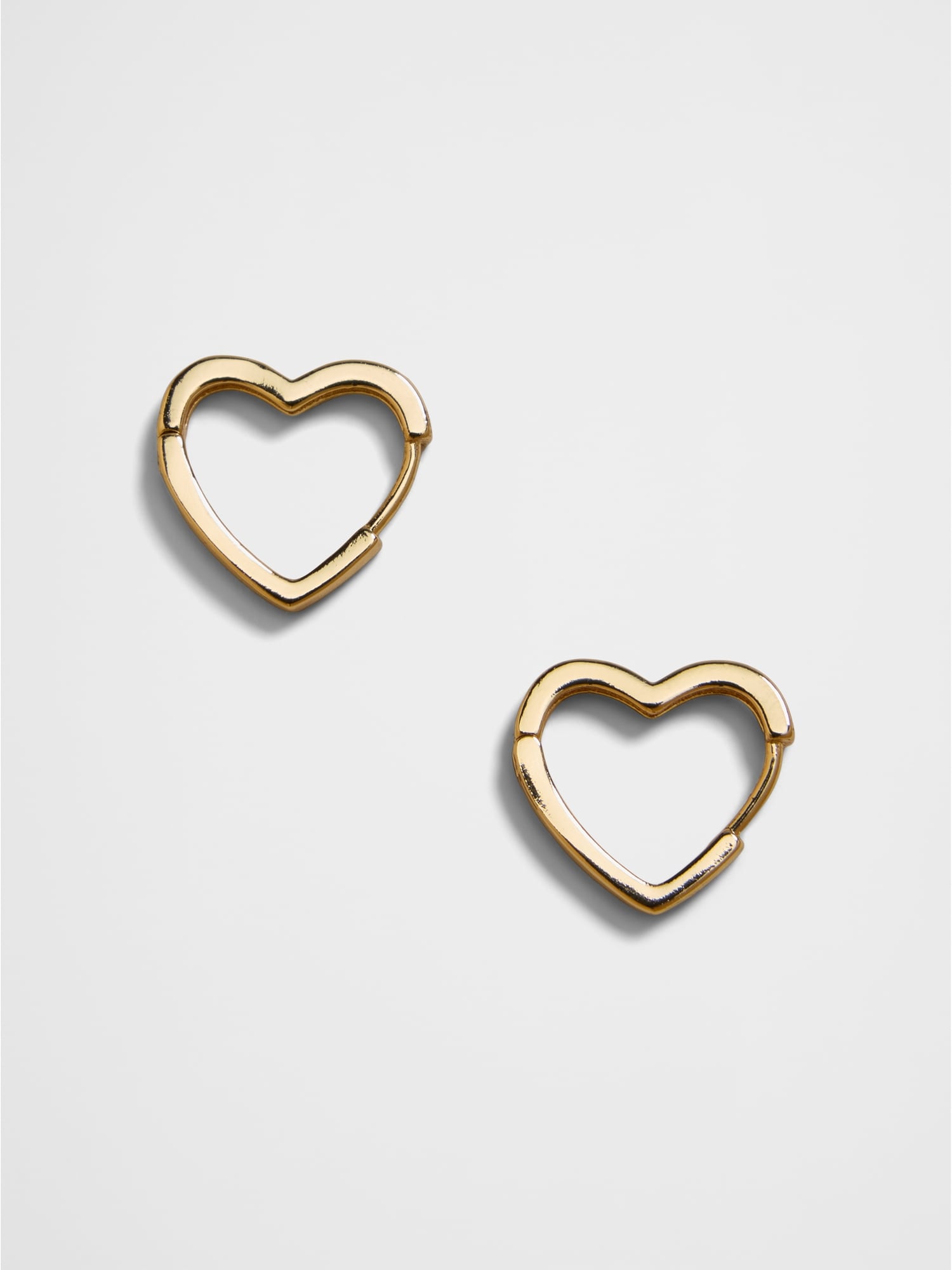 Heart Huggie Earrings