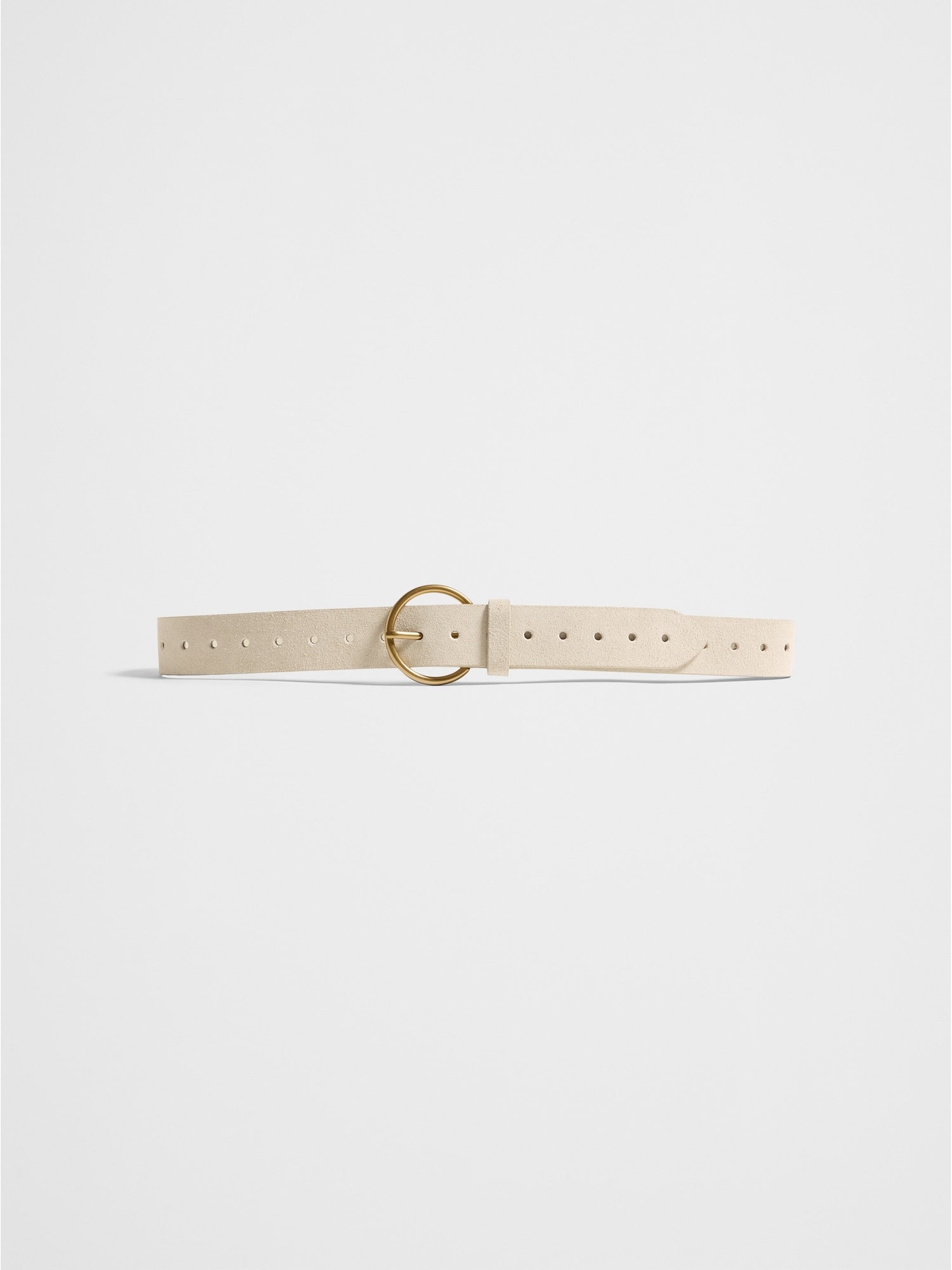 Suede Perforated Belt