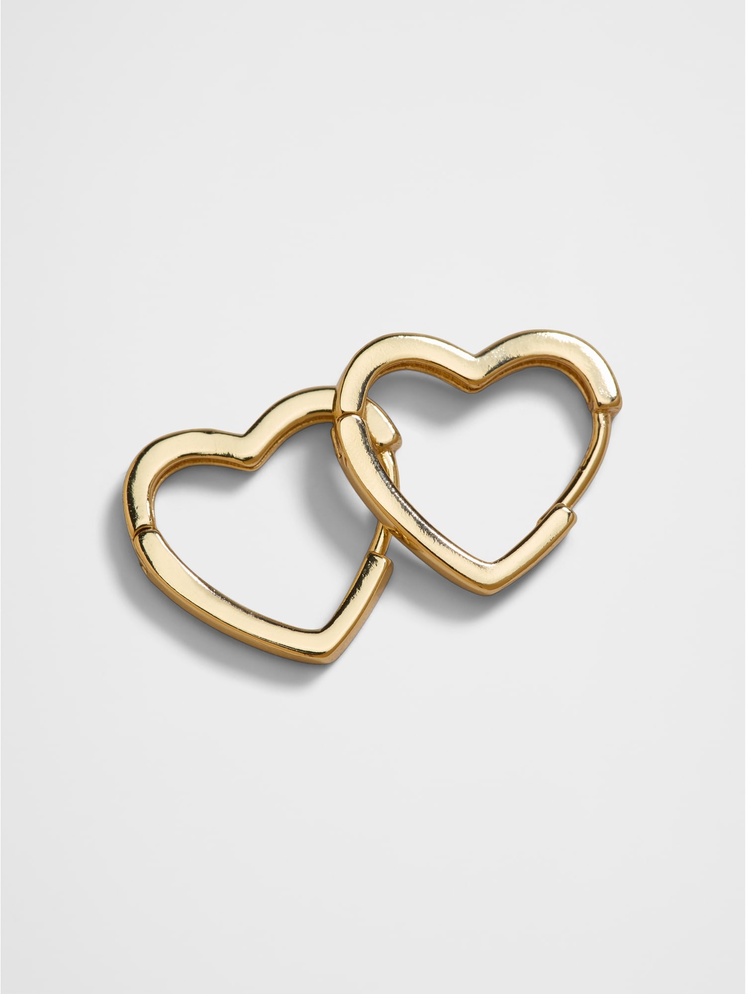 Heart Huggie Earrings