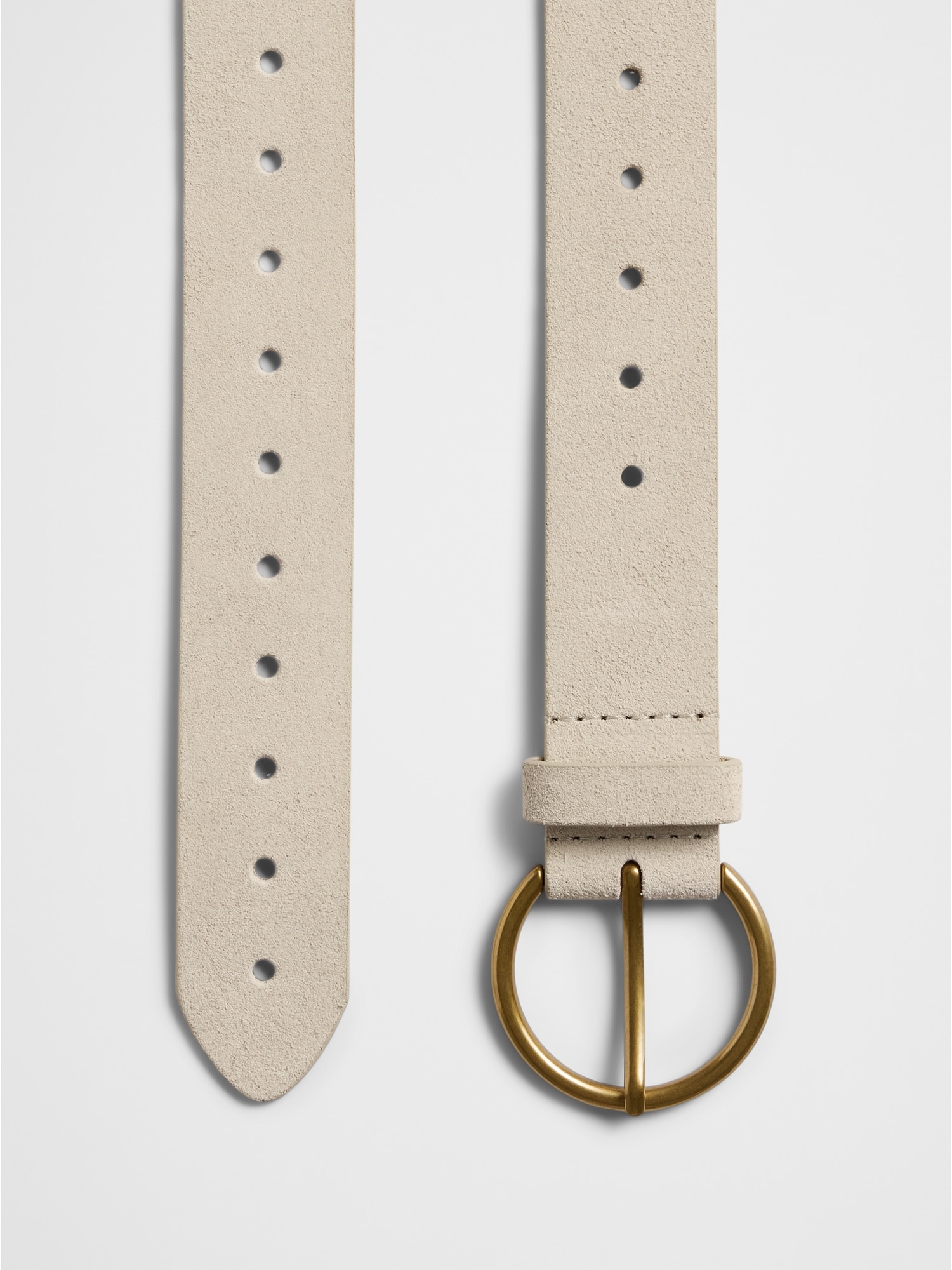 Suede Perforated Belt