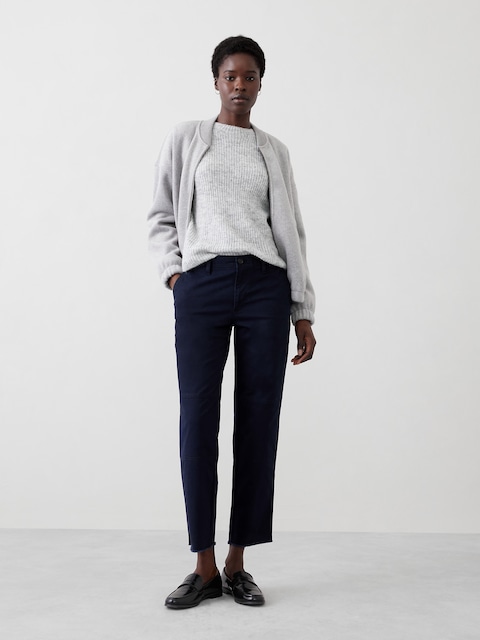 Slim Mid-Rise Pull-On Chino