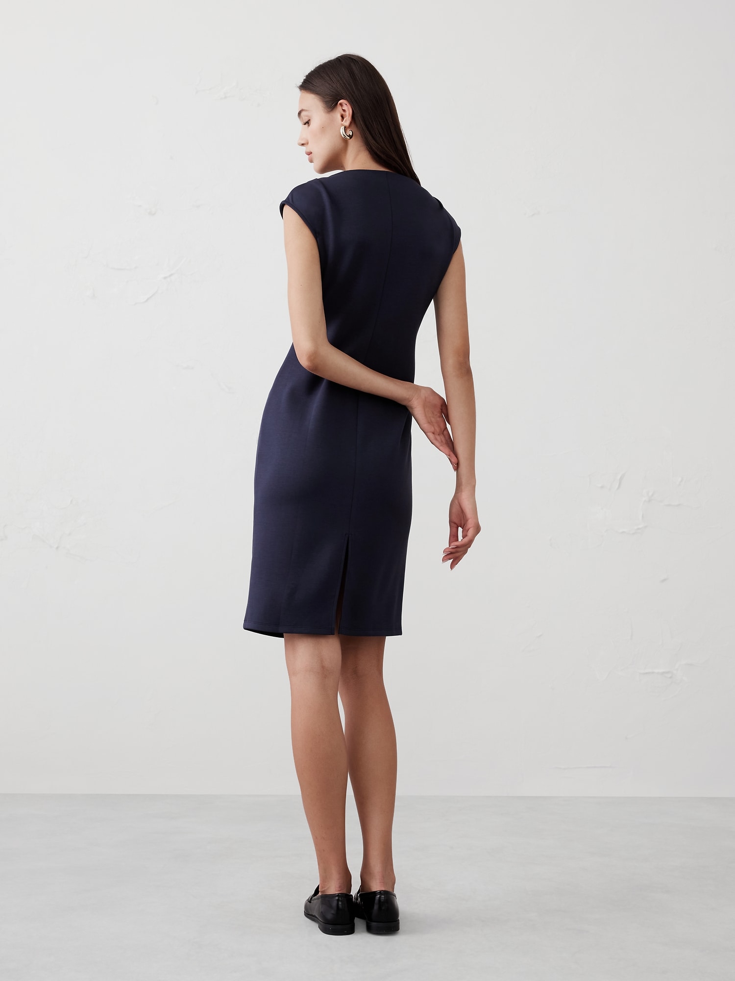 Soft Touch Scuba Sheath Dress