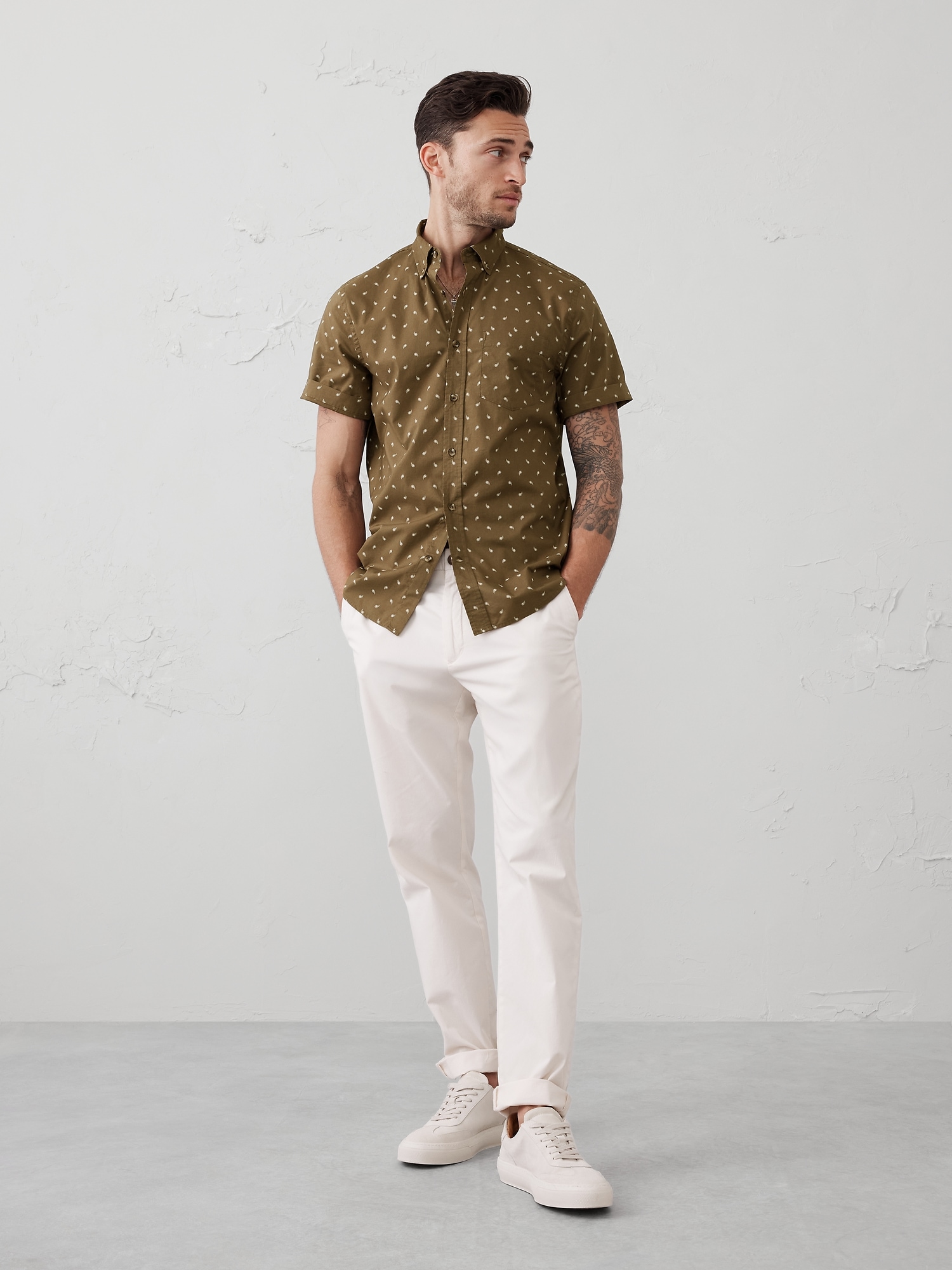 Slim Softwash Cotton Shirt