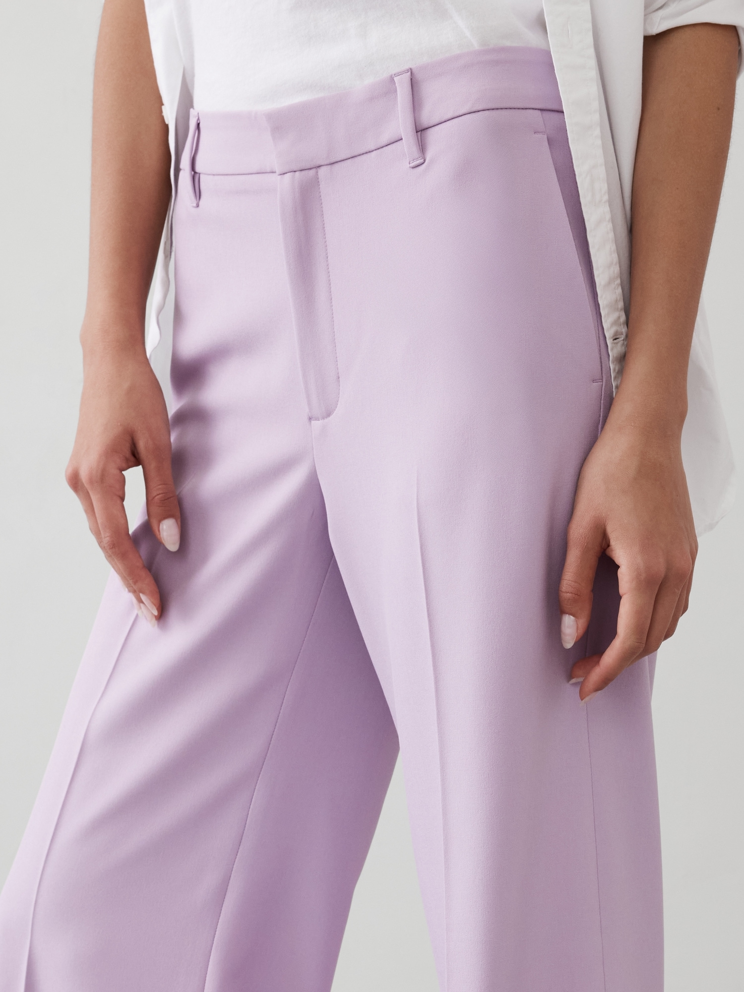 Sculpted Wide-Leg Trouser