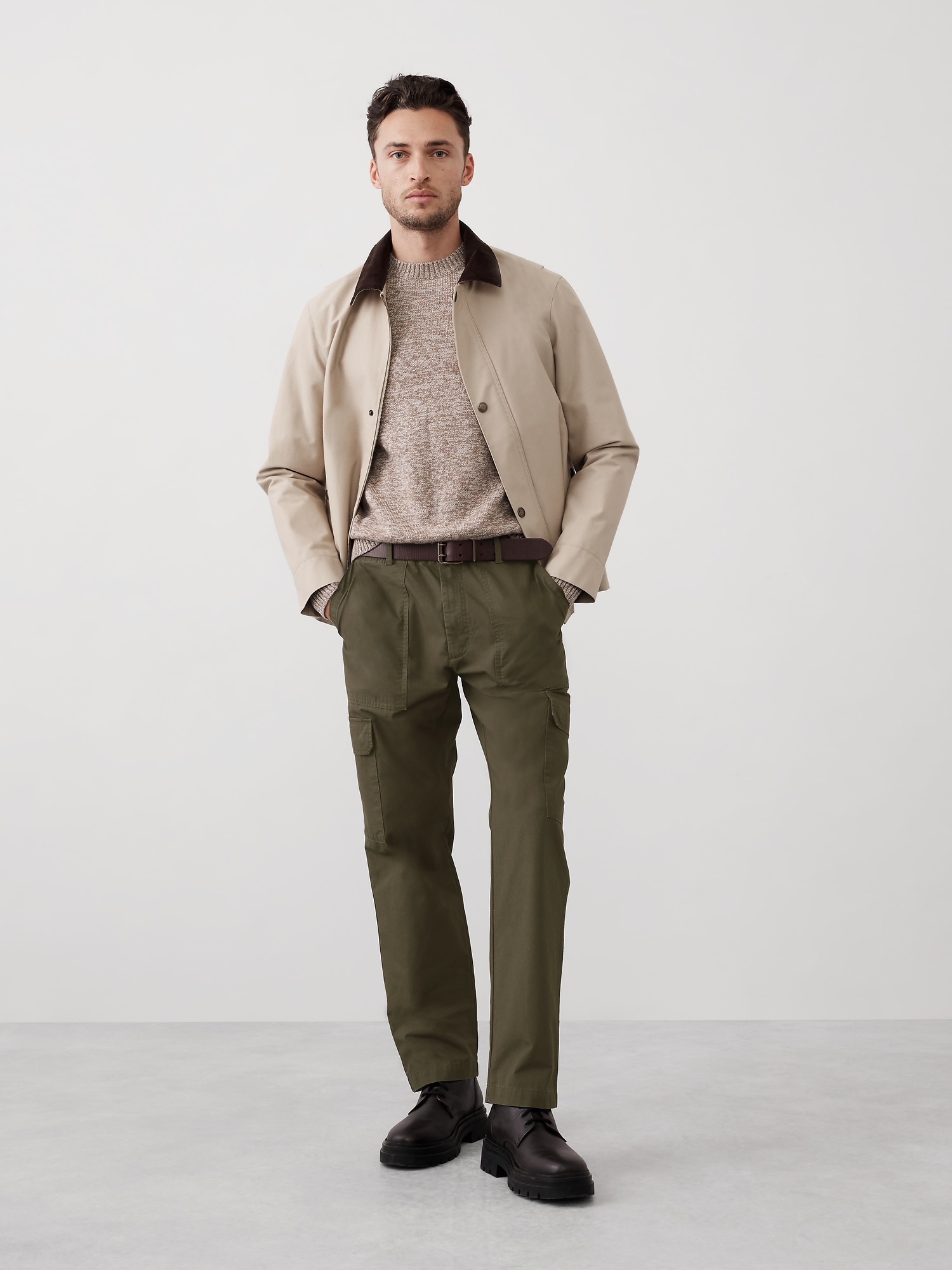 Slim-Straight Ripstop Cargo Pant