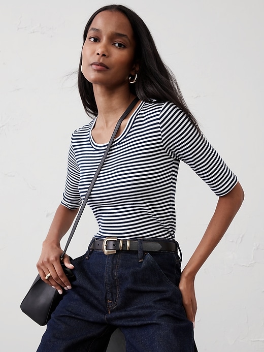 Collared Drop Needle Shirt