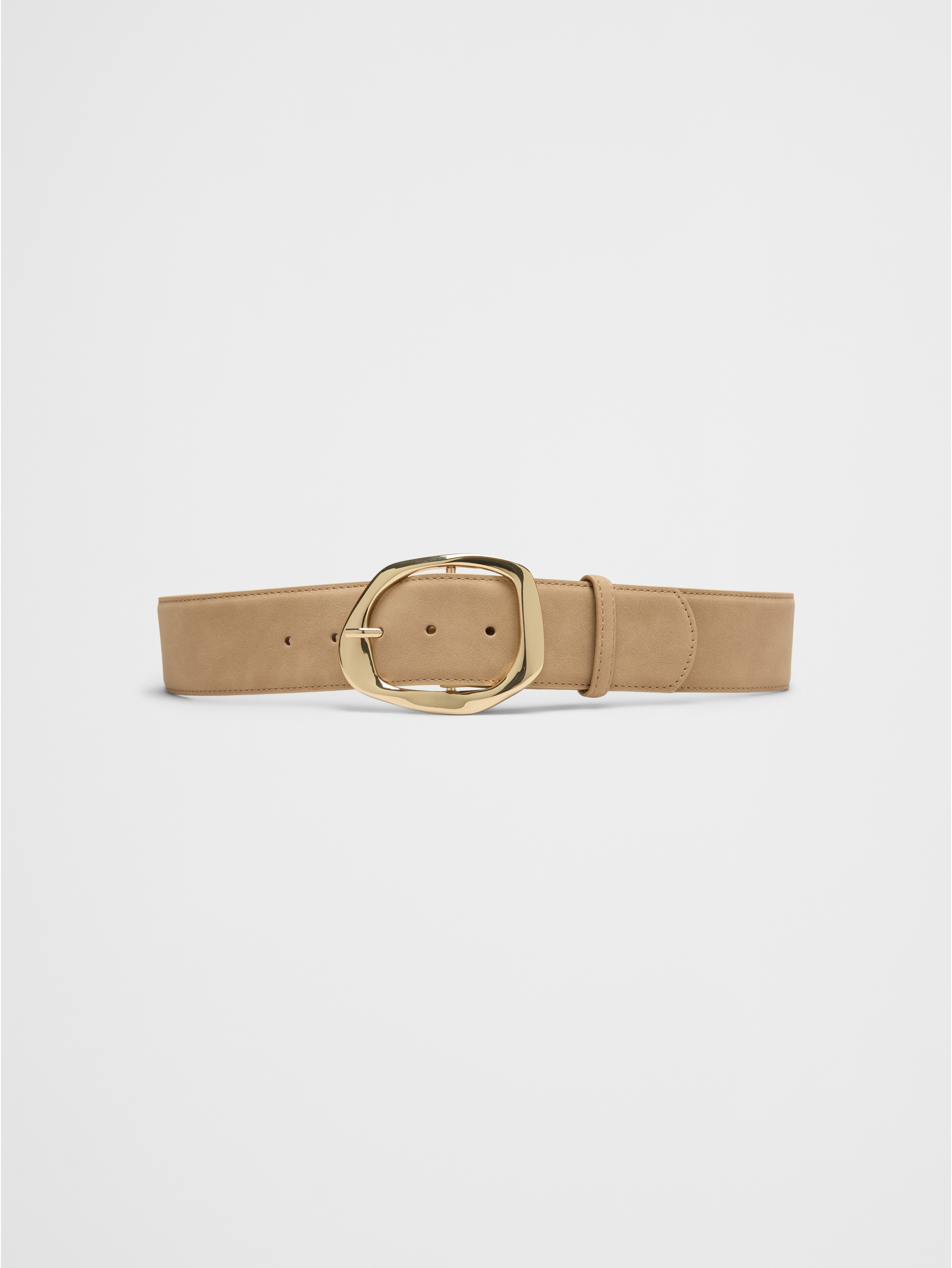 NWT BANANA REPUBLIC SUEDE‎ LARGE STATEMENT BUCKLE BELT Western Leather Belt | Banana Republic main image 2