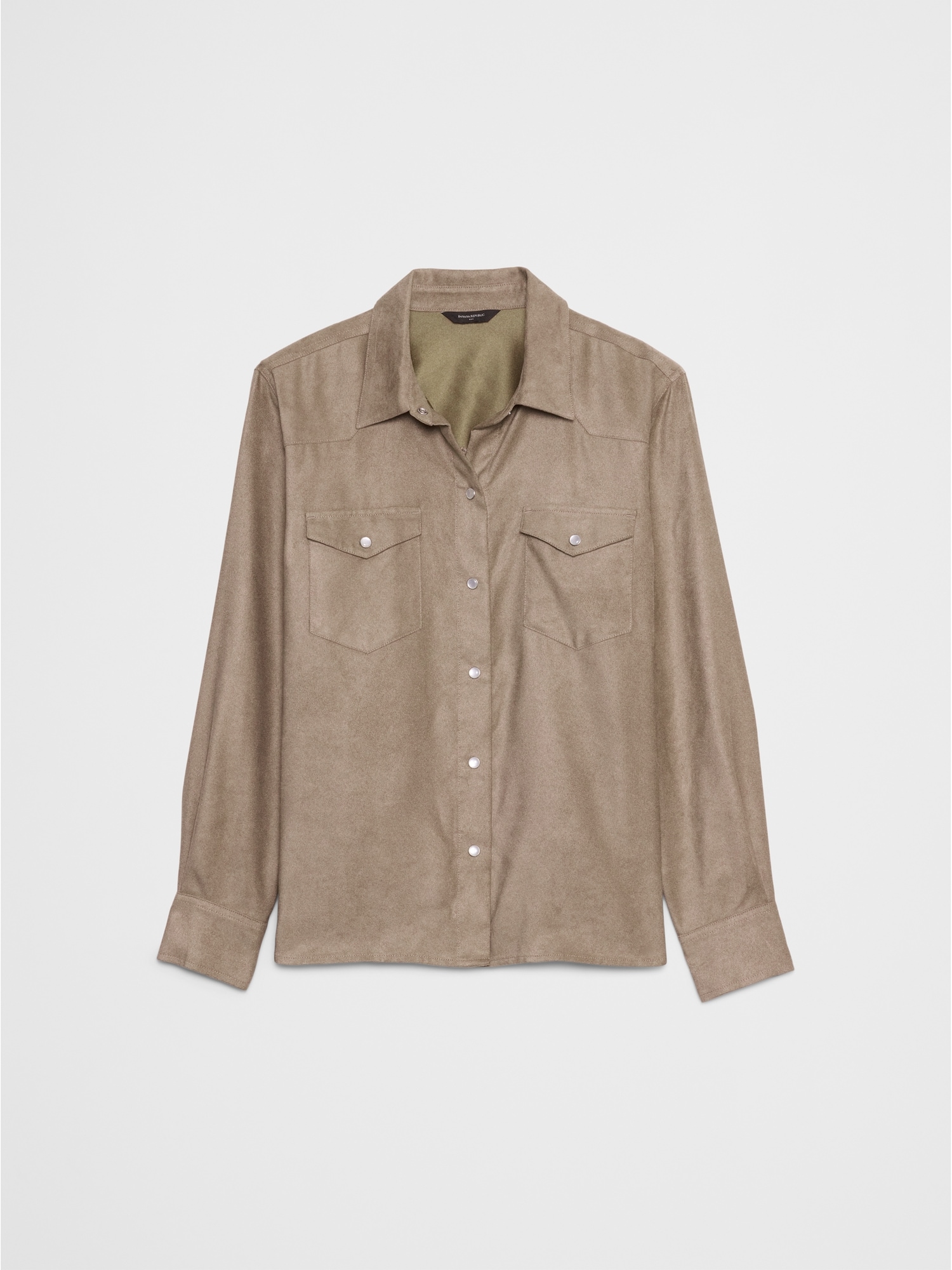 Vegan Suede Western Shirt