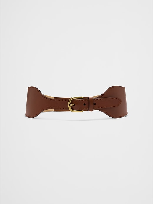 Leather Corset Belt | Banana Republic Factory display picture 2
