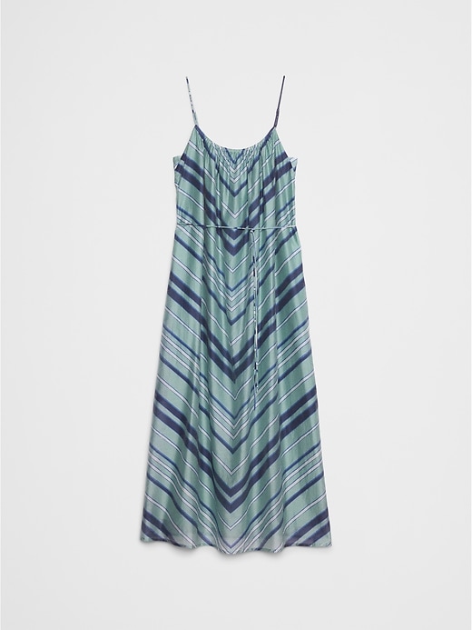 banana republic organza dress Tie-Waist Organza Maxi Dress