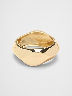 BANANA REPUBLIC FACTORY☆Modern Curved Cuff バングル・Gold cn57404197.jpg
