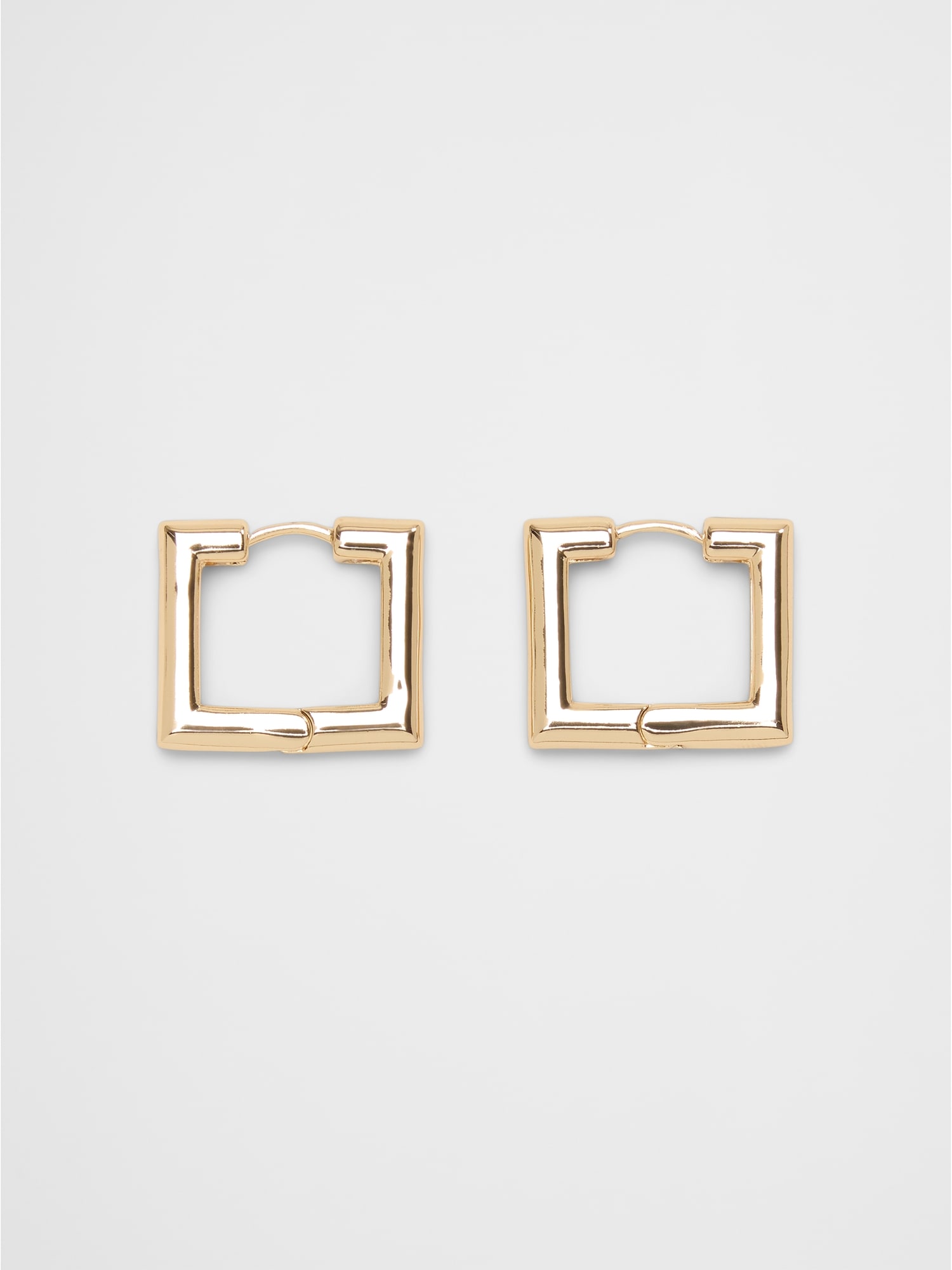 Square Huggie Earrings