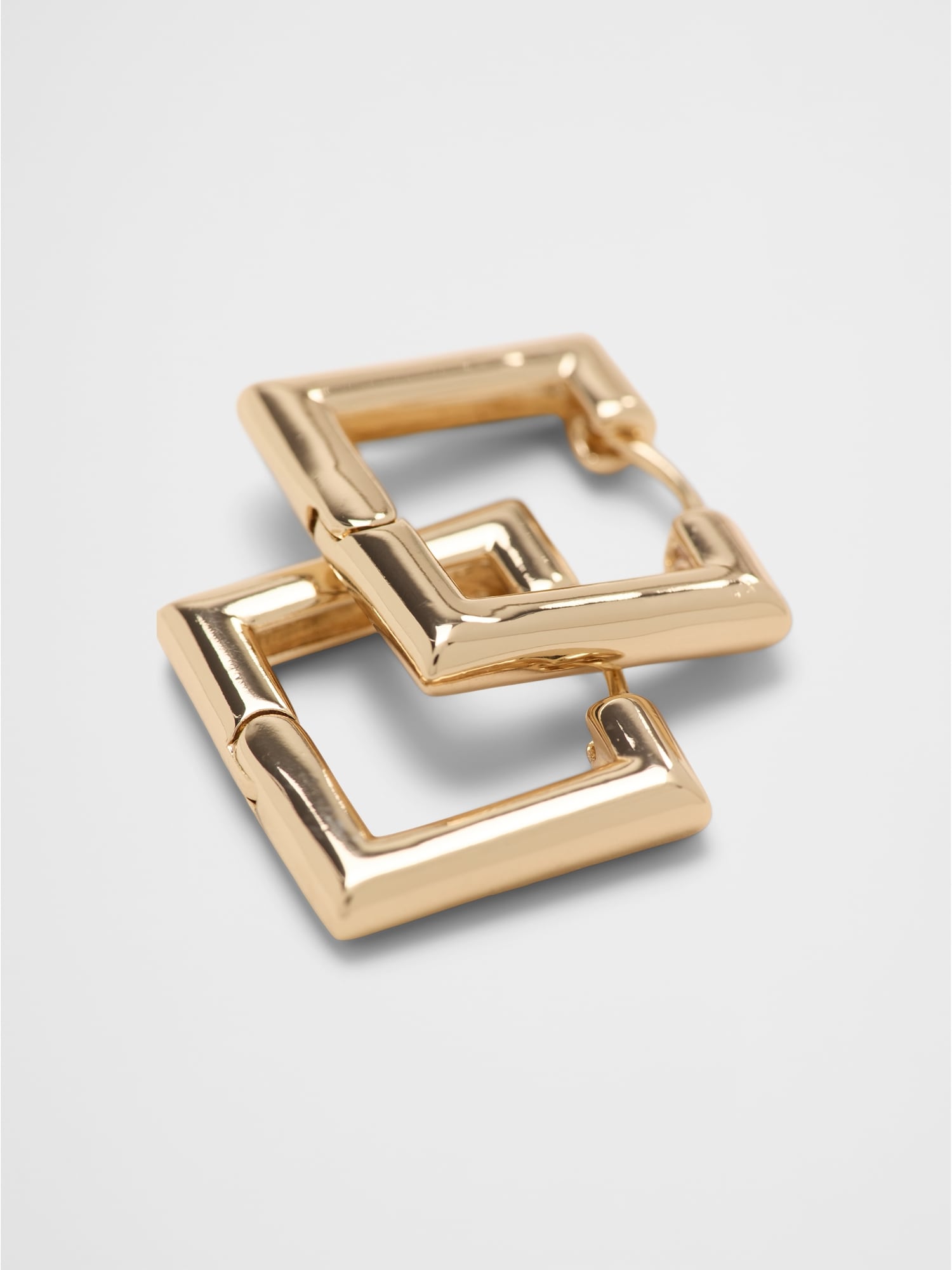 Square Huggie Earrings