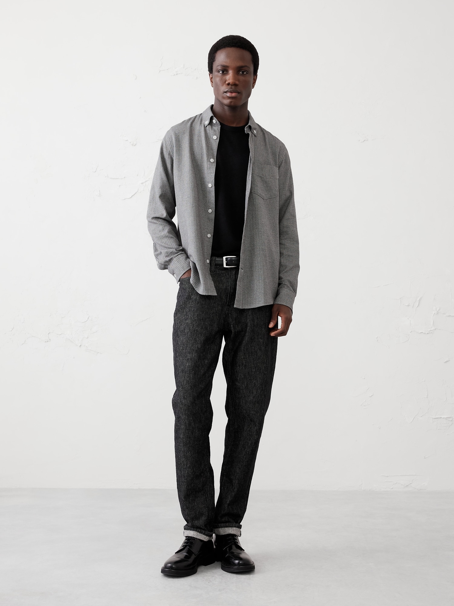 Slim Softwash Melange Shirt